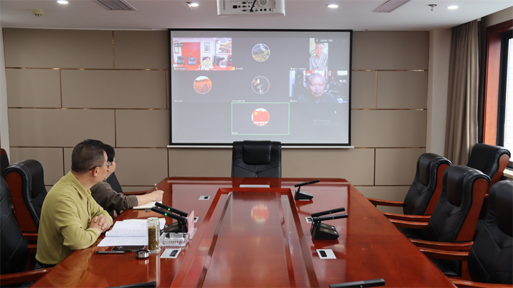 集團(tuán)公司出席與上海向陽公益基金會(huì)、 供銷總社青島公司、國科凱信集團(tuán)交流合作視頻會(huì)